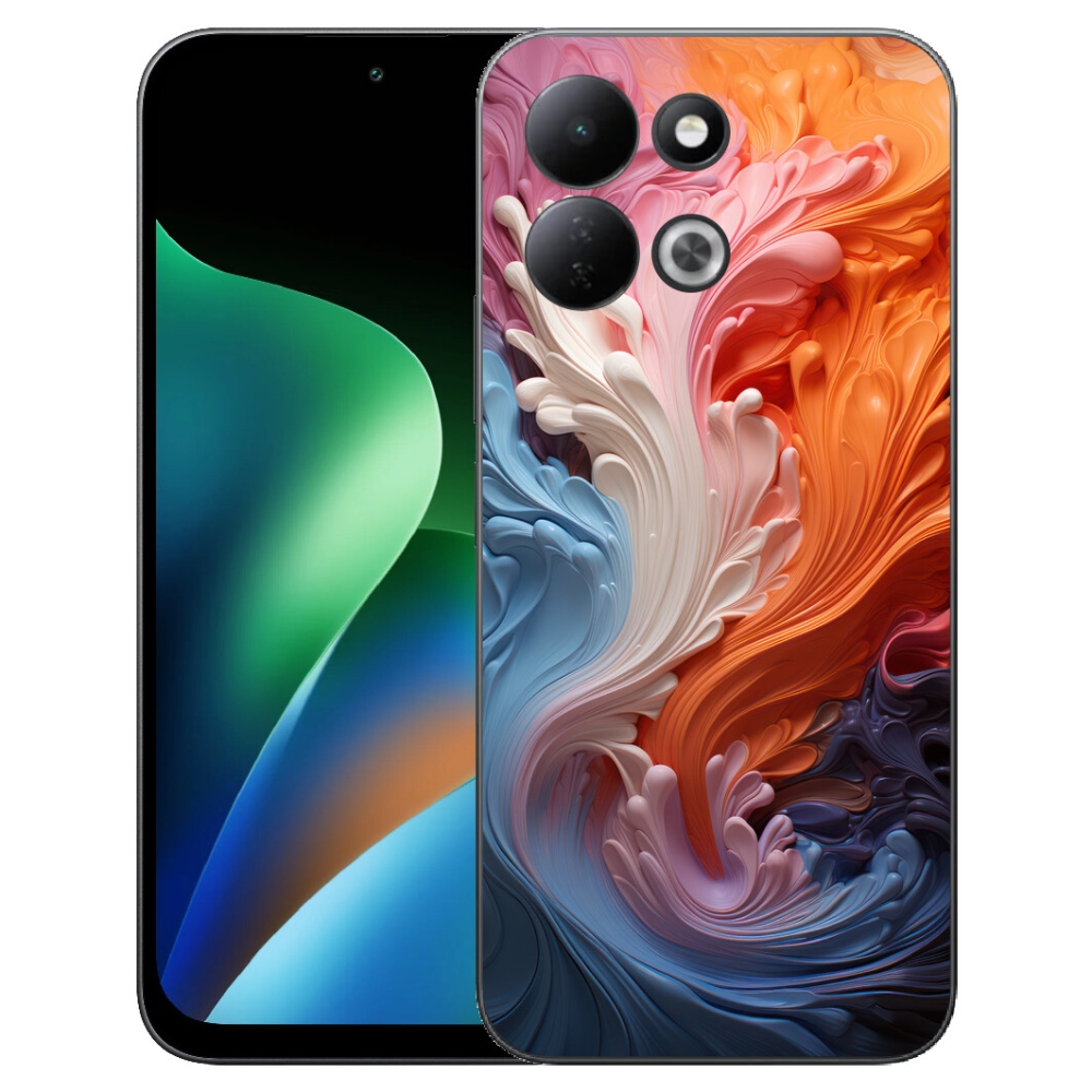 mmCase gélhuzat a Xiaomi Redmi 17 4G/5G-hez – absztrakt motívum 8