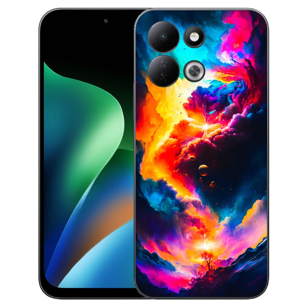 mmCase gélhuzat a Xiaomi Redmi 17 4G/5G-hez – absztrakt motívum