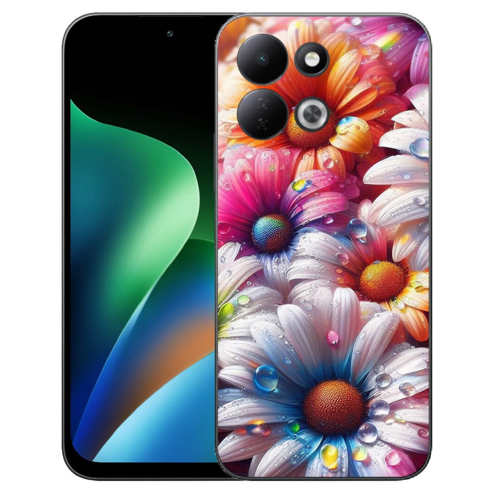 mmCase géltok a Xiaomi Redmi 17 4G/5G-hez – színes margaréták