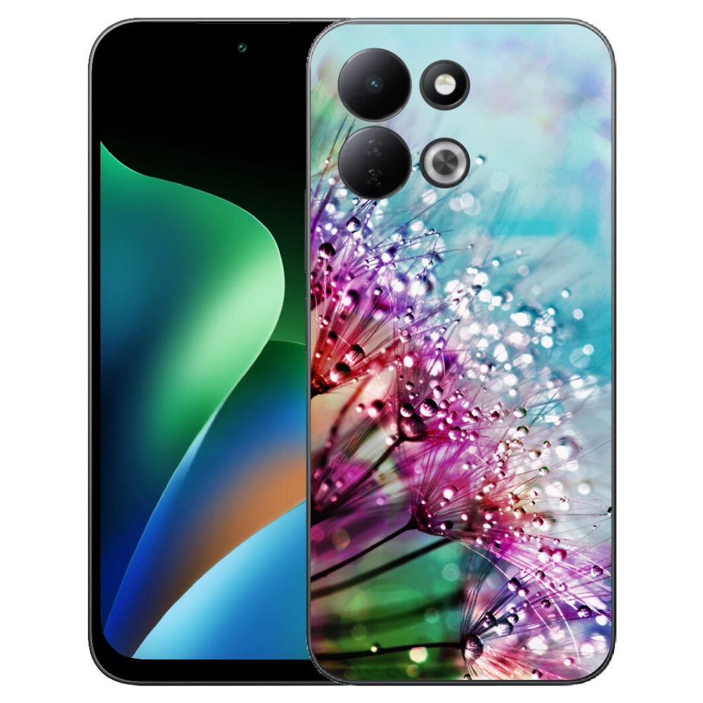 mmCase géltok a Xiaomi Redmi 17 4G/5G-hez – színes virágok
