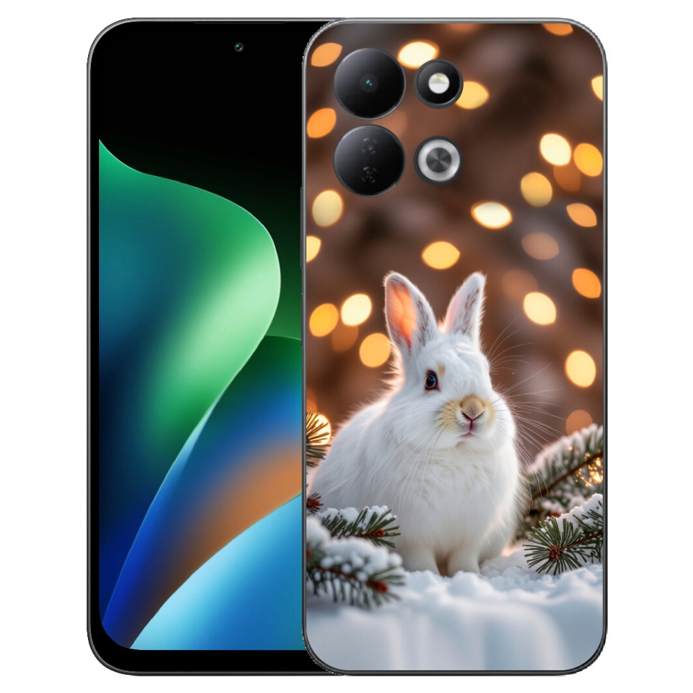 mmCase géltok a Xiaomi Redmi 17 4G/5G-hez – fehér nyúl