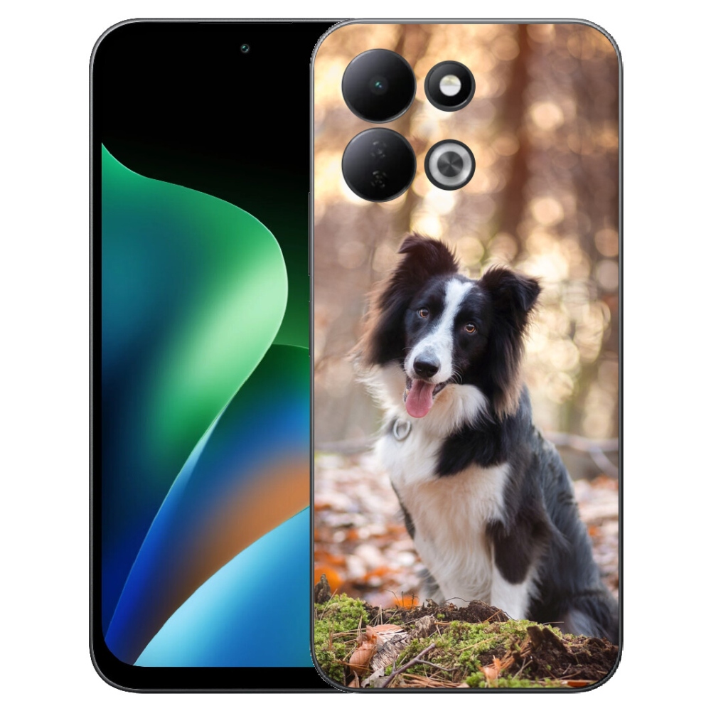 mmCase gél tok a Xiaomi Redmi 17 4G/5G-hez – border collie 1