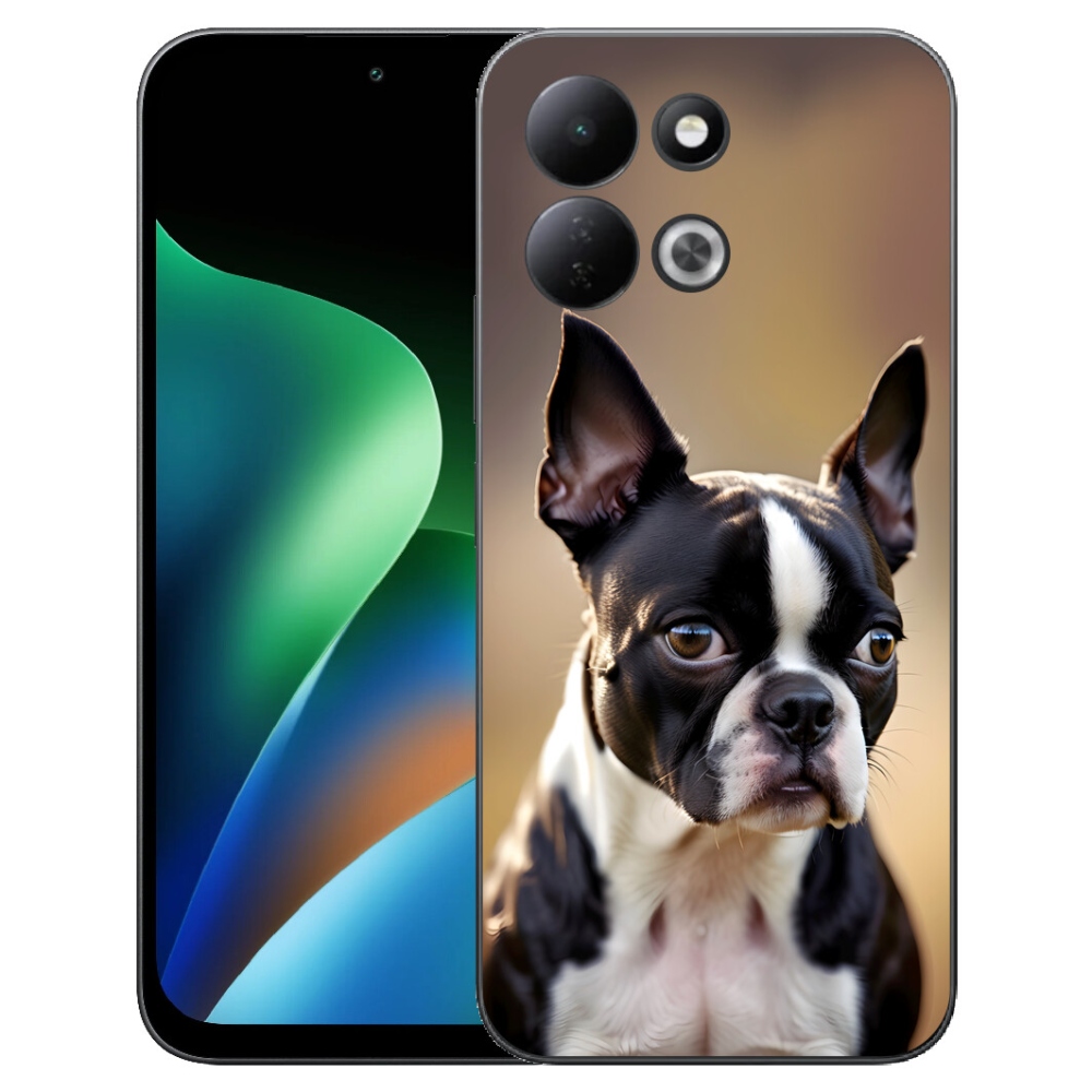 mmCase géltok a Xiaomi Redmi 17 4G/5G-hez – bostoni terrier