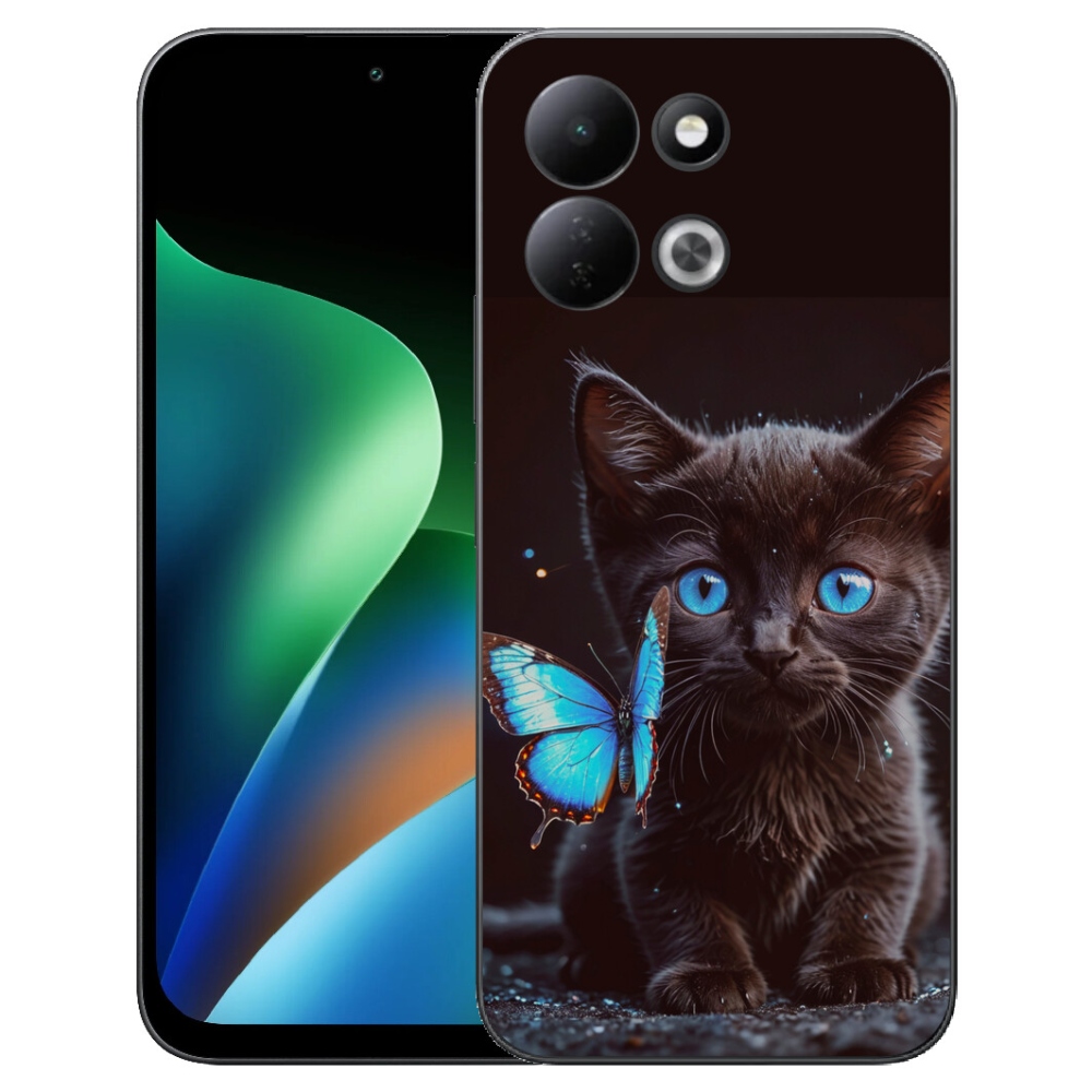 mmCase géltok a Xiaomi Redmi 17 4G/5G-hez – fekete cica 3