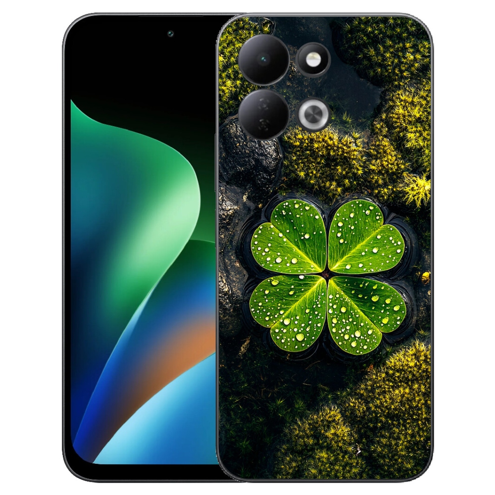 mmCase gélhuzat a Xiaomi Redmi 17 4G/5G-hez – négylevelű lóhere