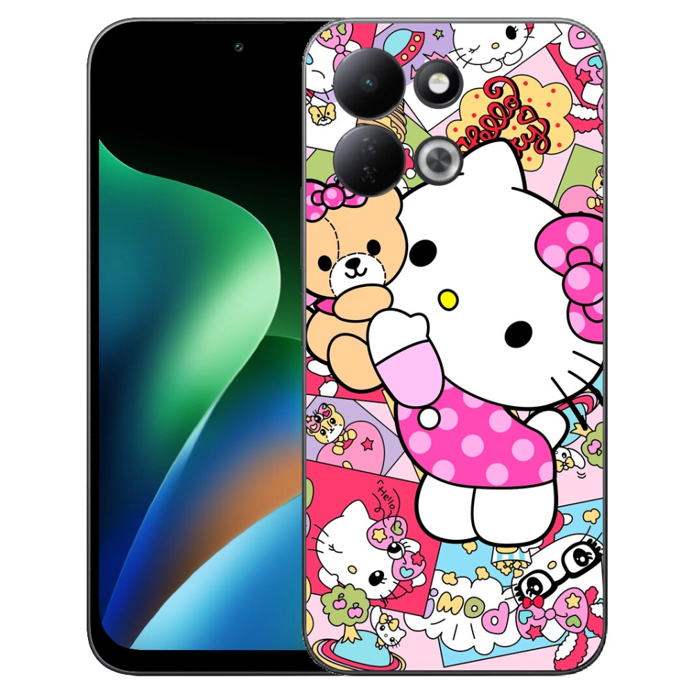 mmCase géltok a Xiaomi Redmi 17 4G/5G-hez – aranyos cica