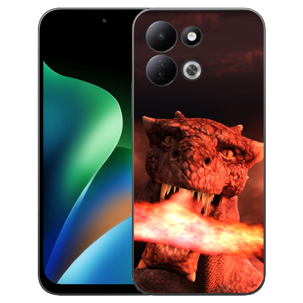 mmCase gél tok a Xiaomi Redmi 17 4G/5G-hez – sárkány