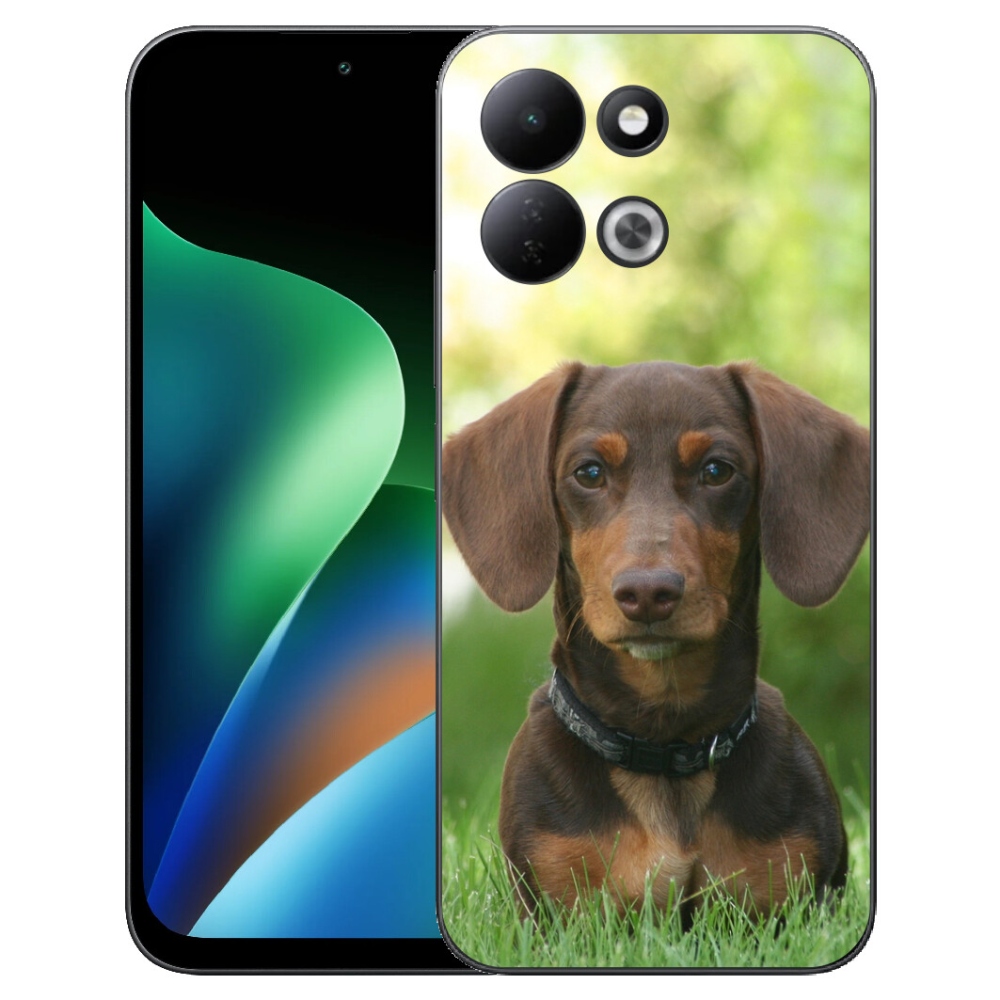 mmCase géltok a Xiaomi Redmi 17 4G/5G-hez – barna tacskó