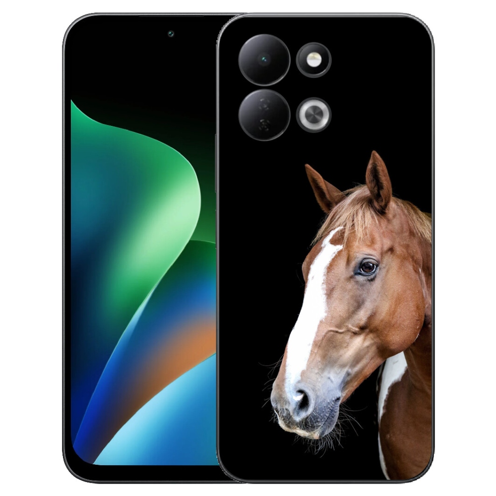 mmCase gél tok a Xiaomi Redmi 17 4G/5G-hez – barna ló 3
