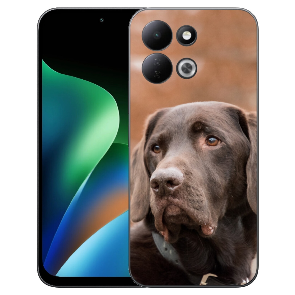 mmCase géltok a Xiaomi Redmi 17 4G/5G-hez – barna labrador