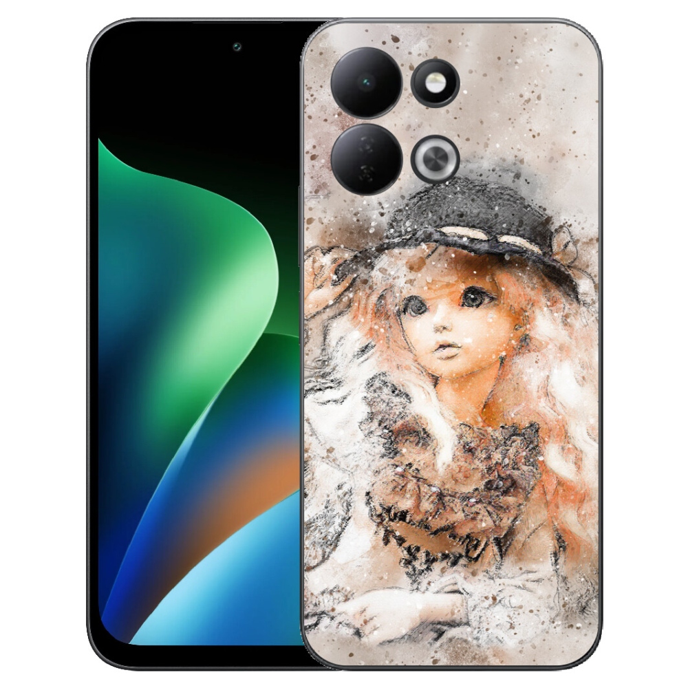 mmCase géltok a Xiaomi Redmi 17 4G/5G-hez – kalapos kislány