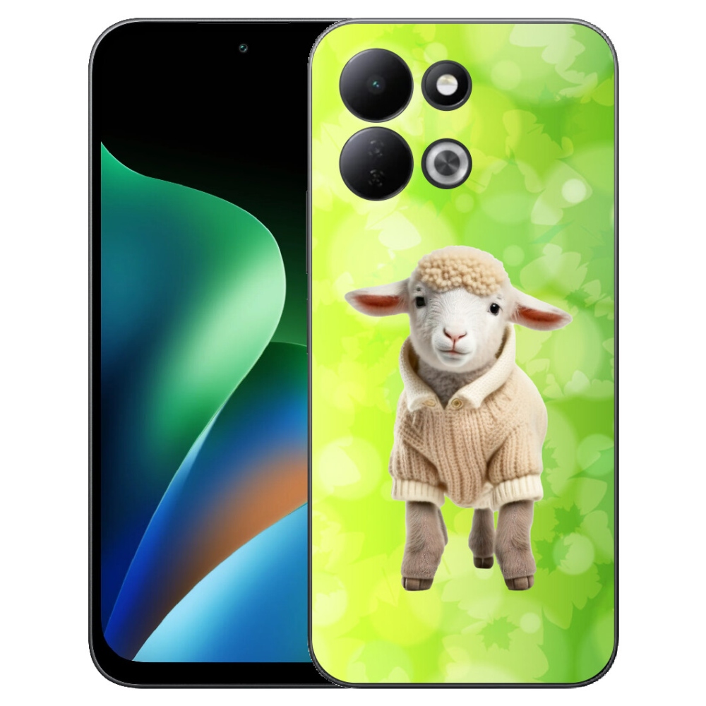mmCase gélhuzat a Xiaomi Redmi 17 4G/5G-hez – pulóveres bárányka