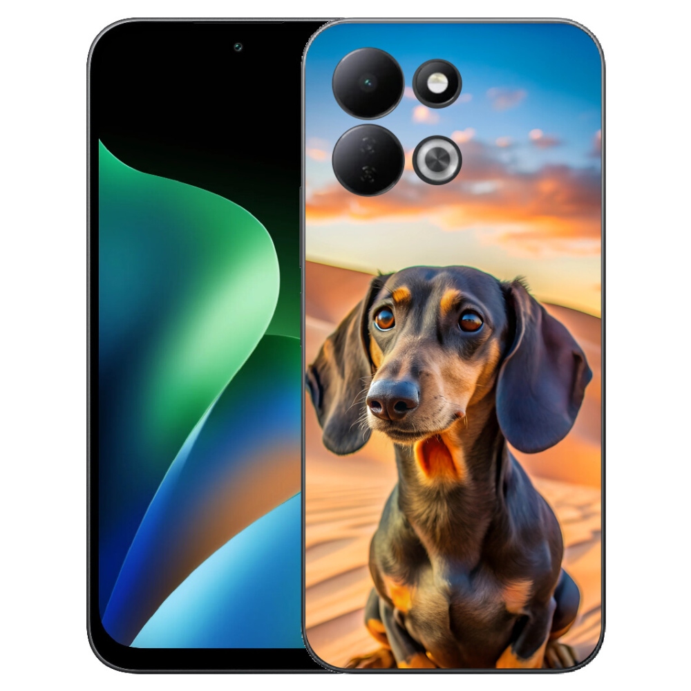 mmCase géltok a Xiaomi Redmi 17 4G/5G-hez – dachshund 3 