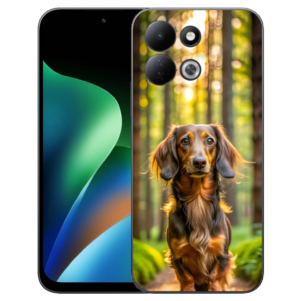 mmCase gél tok a Xiaomi Redmi 17 4G/5G-hez – dachshund 4