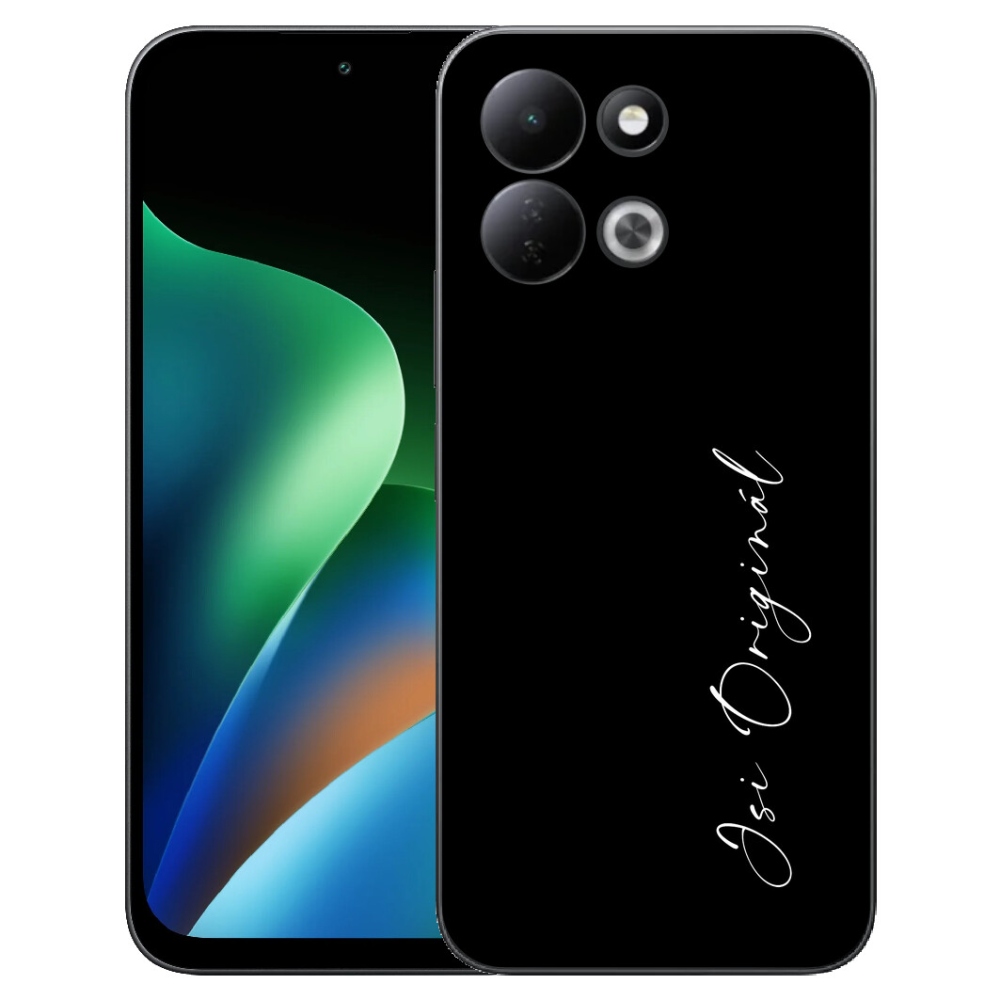 mmCase géltok a Xiaomi Redmi 17 4G/5G-hez – eredeti, fekete háttérrel