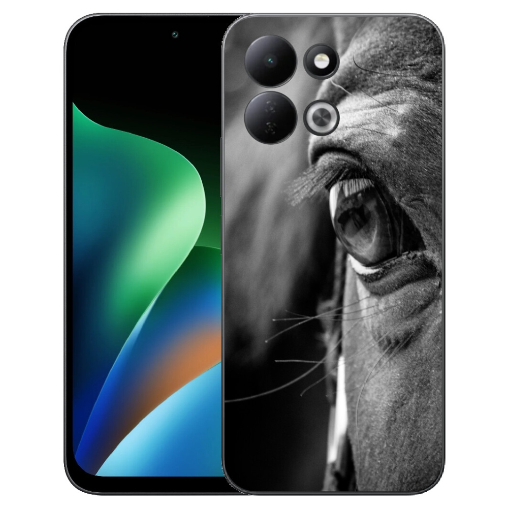 mmCase géltok a Xiaomi Redmi 17 4G/5G-hez – lófej-motívummal