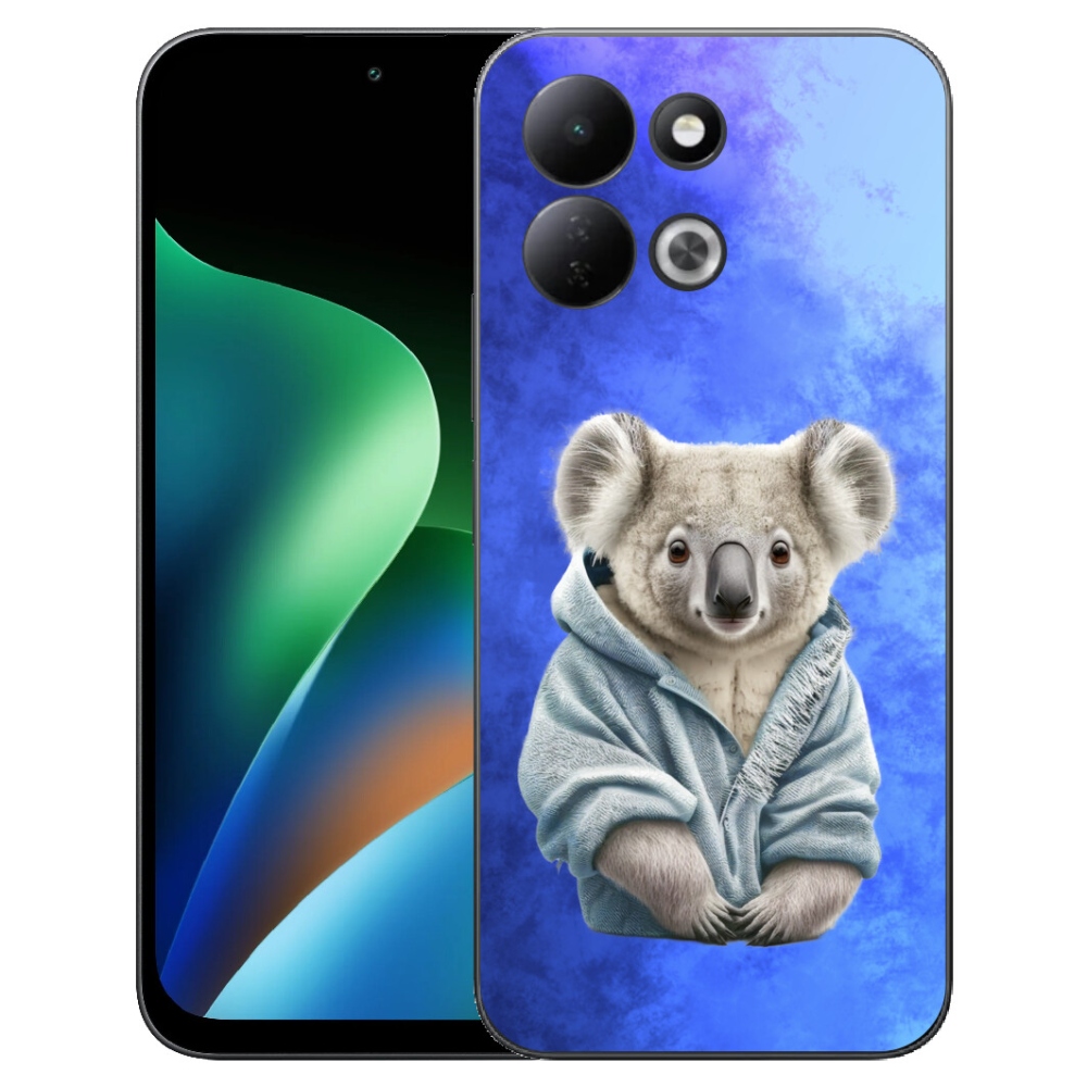 mmCase gélhuzat a Xiaomi Redmi 17 4G/5G-hez – pulóveres koala