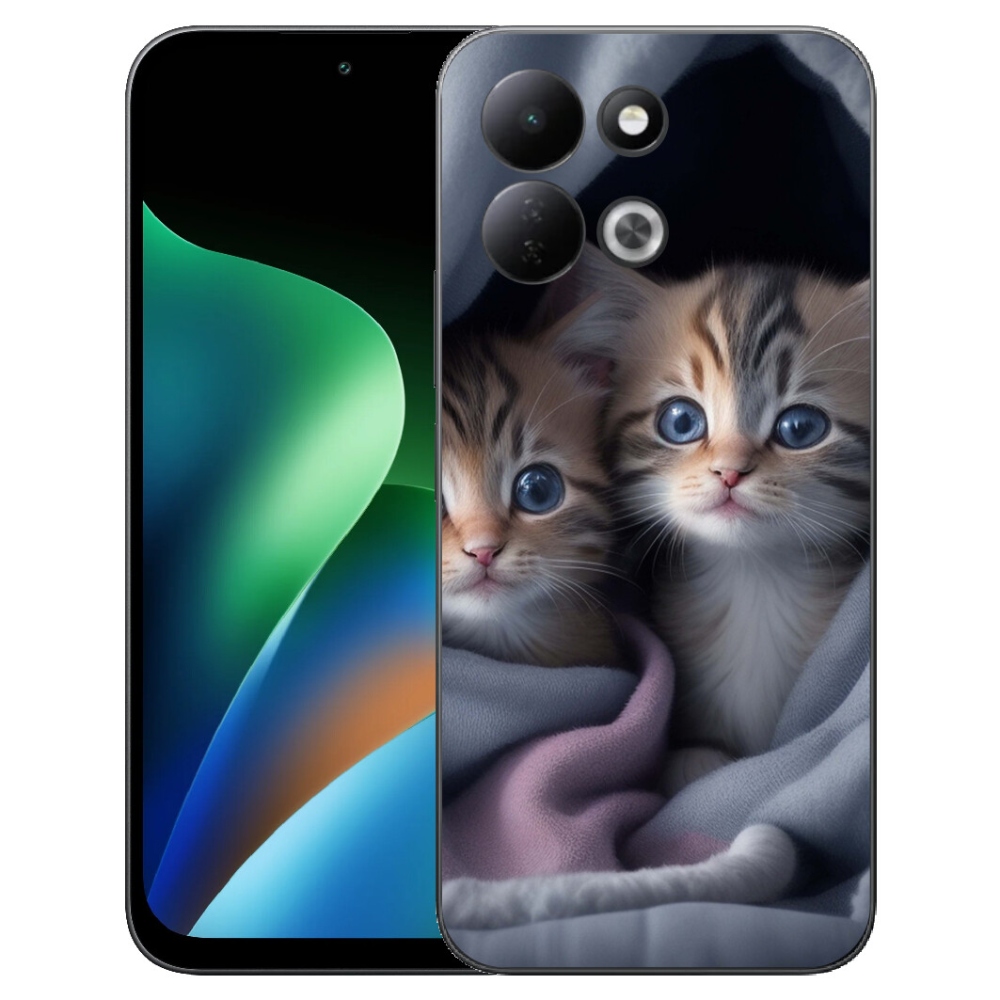 mmCase géltok a Xiaomi Redmi 17 4G/5G-hez – macska-duó 2