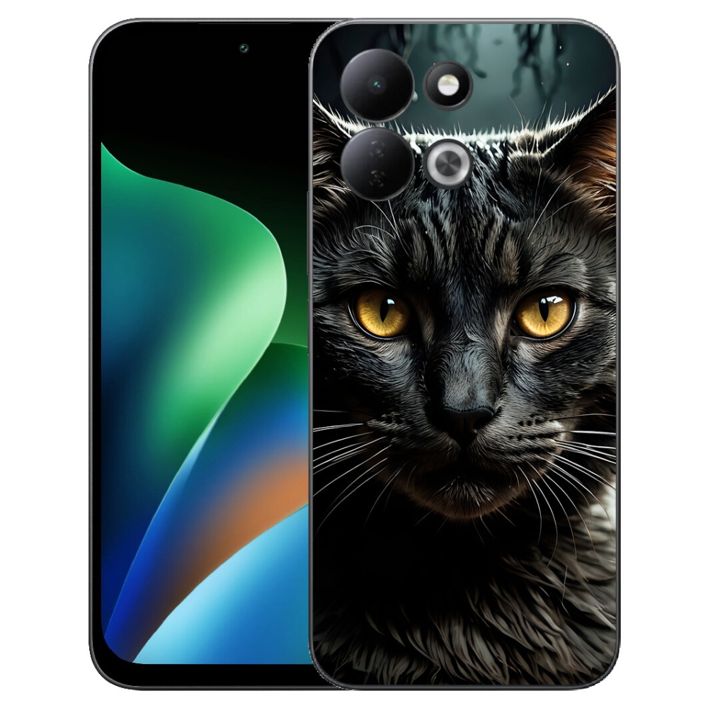 mmCase gél tok a Xiaomi Redmi 17 4G/5G-hez – macskás mintázat 3