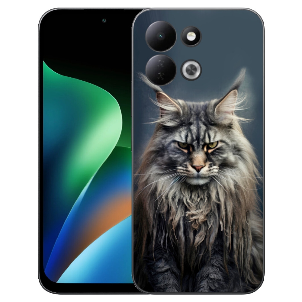 mmCase gélhuzat a Xiaomi Redmi 17 4G/5G-hez – macskás mintás 4