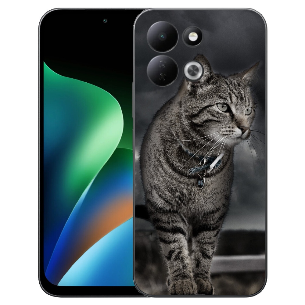 mmCase gél tok a Xiaomi Redmi 17 4G/5G-hez – macska