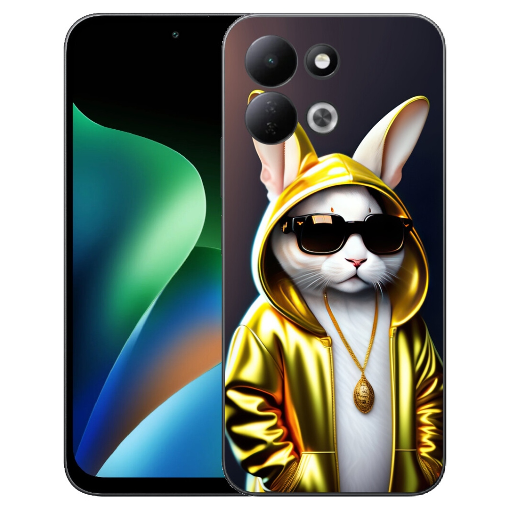mmCase gélhuzat a Xiaomi Redmi 17 4G/5G-hez – macska boss