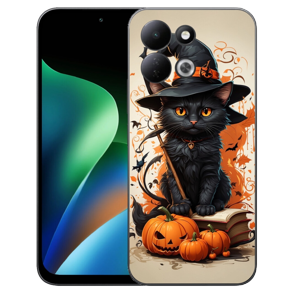 mmCase gél tok a Xiaomi Redmi 17 4G/5G-hez – varázsló macska