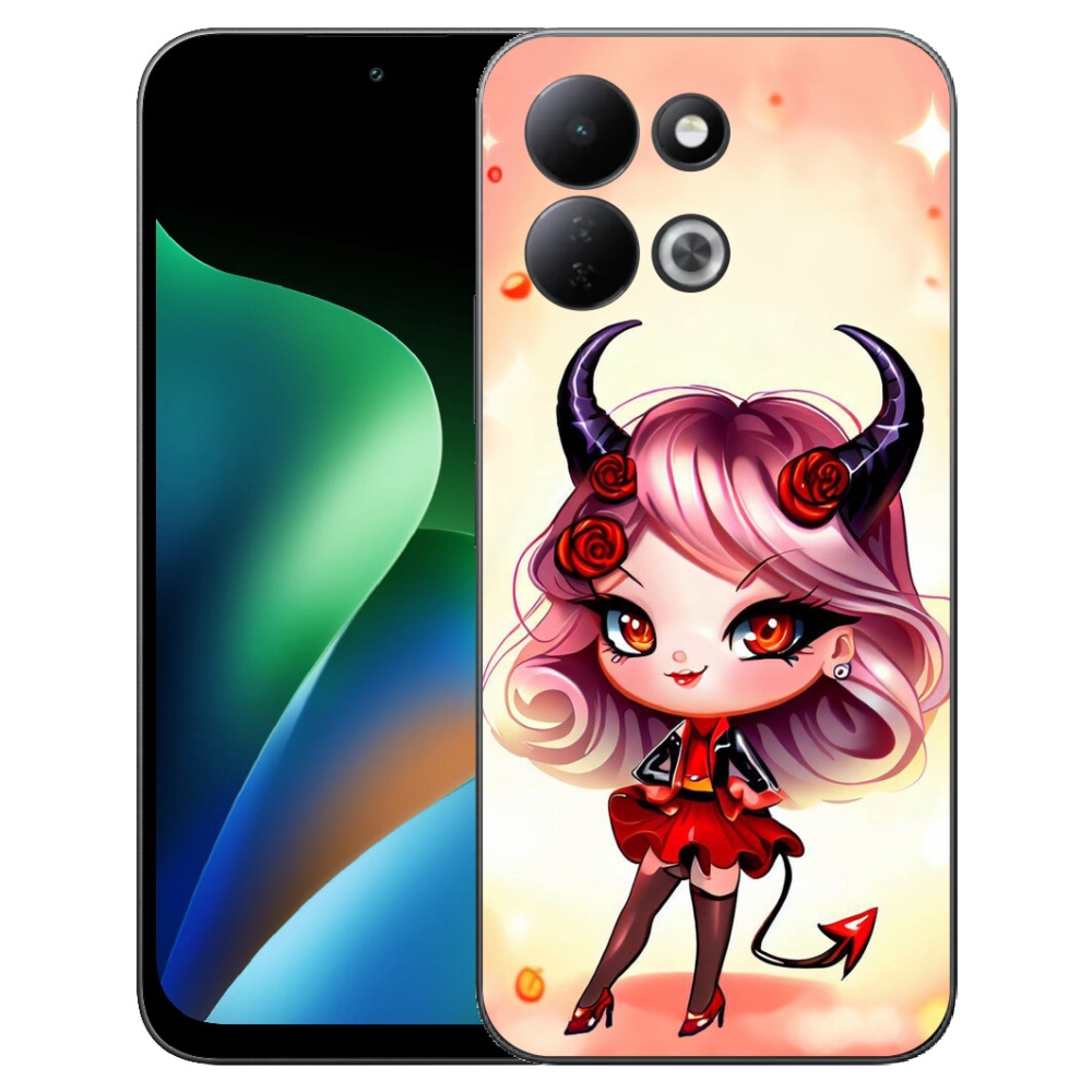 mmCase gél tok a Xiaomi Redmi 17 4G/5G-hez – rajzolt kis ördögnő