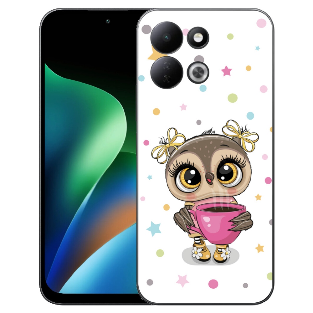 mmCase géltok a Xiaomi Redmi 17 4G/5G-hez – rajzolt bagoly