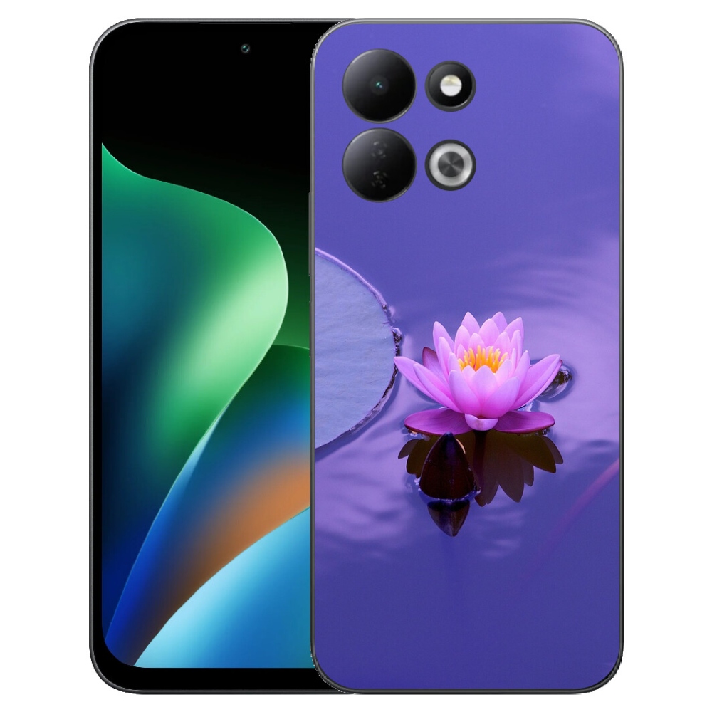 mmCase géltok a Xiaomi Redmi 17 4G/5G-hez – virág a víz felszínén