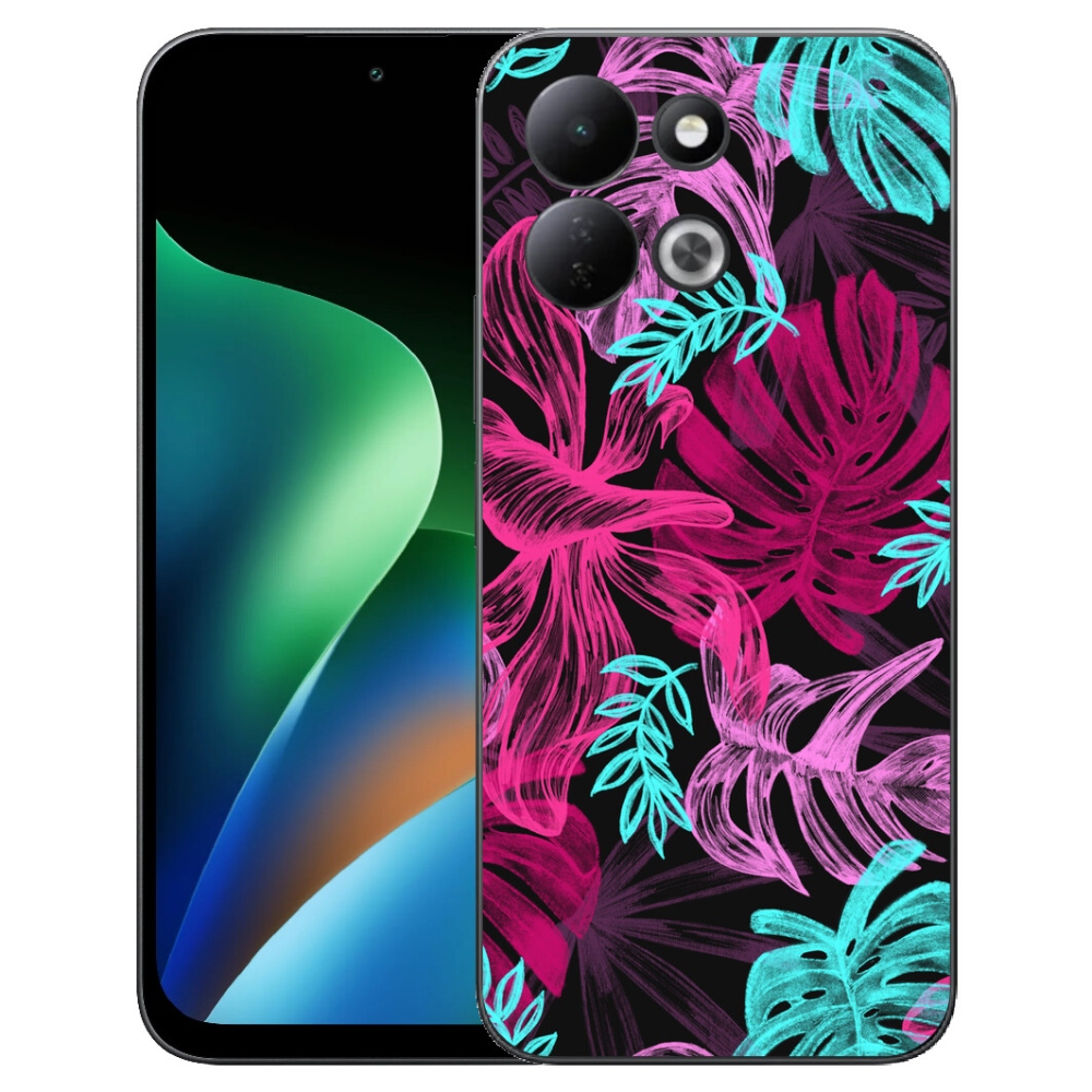 mmCase gél tok a Xiaomi Redmi 17 4G/5G-hez – virágok 1