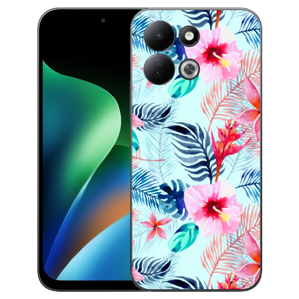 mmCase gélhuzat a Xiaomi Redmi 17 4G/5G-hez – virágok