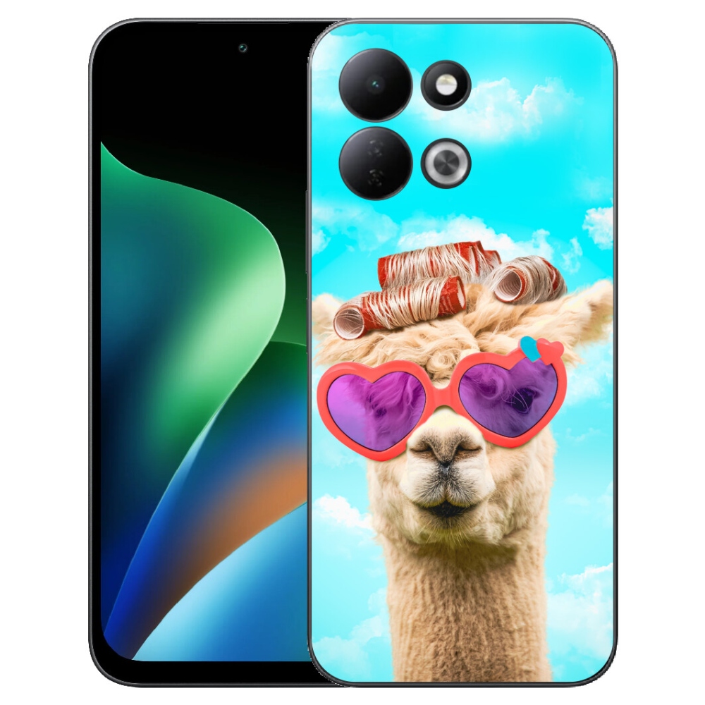 mmCase géltok a Xiaomi Redmi 17 4G/5G-hez – szemüveges láma
