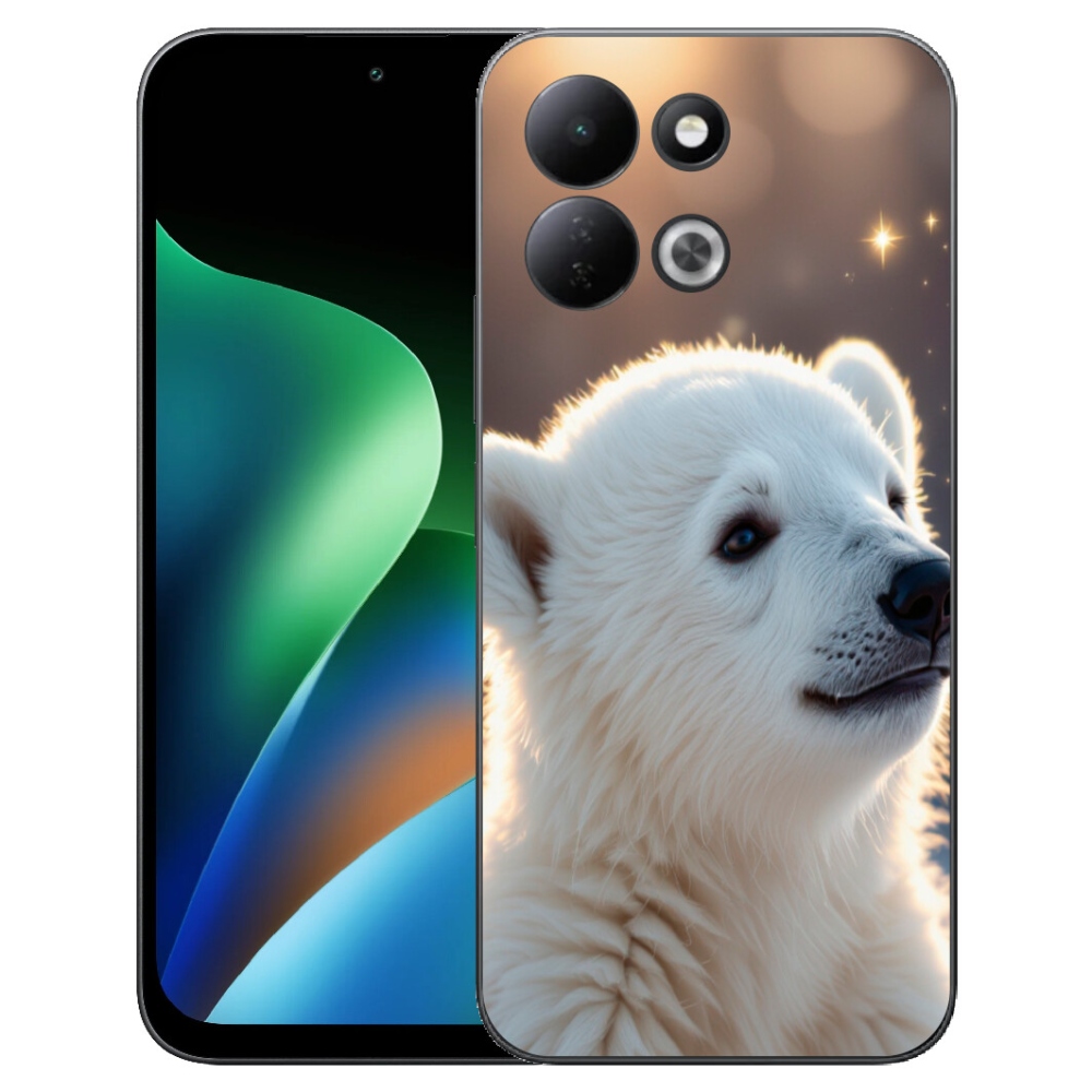 mmCase gélhuzat a Xiaomi Redmi 17 4G/5G-hez – jegesmedve
