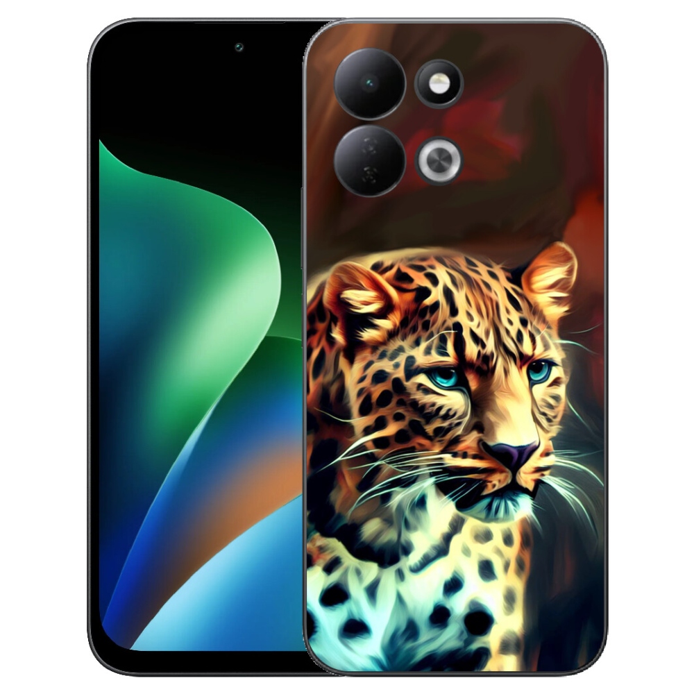 mmCase géltok a Xiaomi Redmi 17 4G/5G-hez – leopárdminta