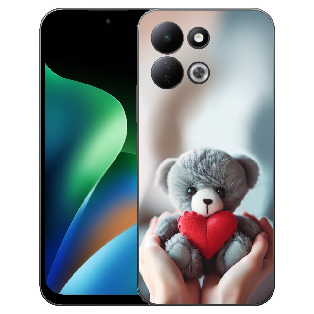 mmCase géltok a Xiaomi Redmi 17 4G/5G-hez – mackó a szerelmeseknek