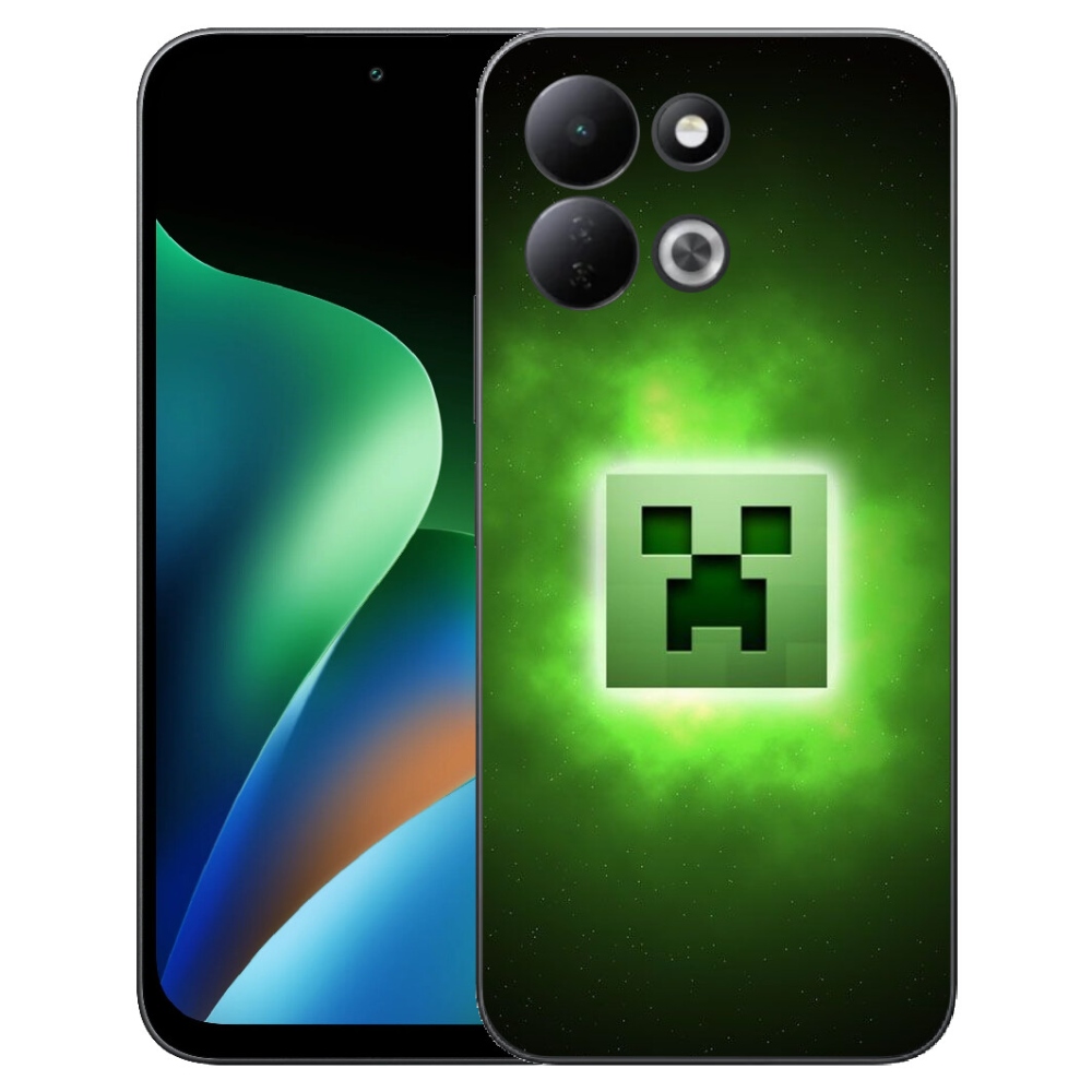 mmCase gélhuzat a Xiaomi Redmi 17 4G/5G-hez – Minecraft