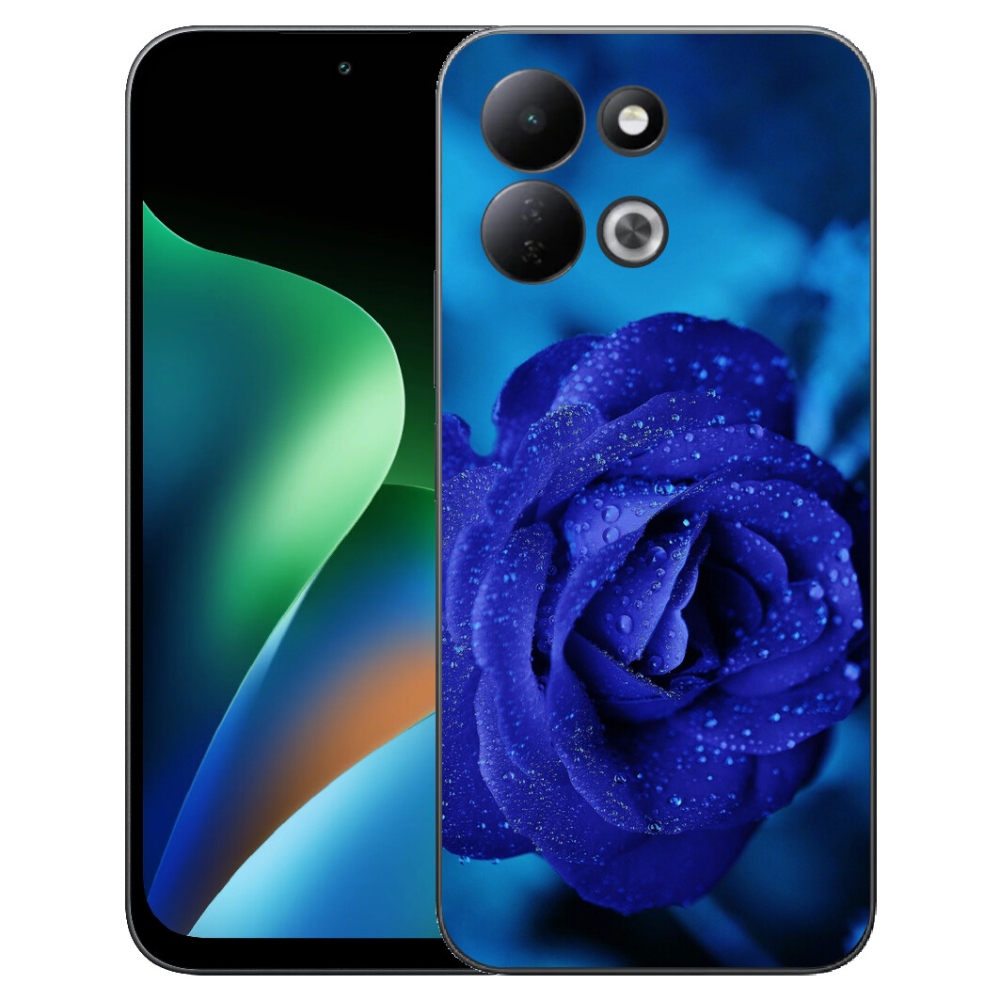 mmCase géltok a Xiaomi Redmi 17 4G/5G-hez – kék rózsa