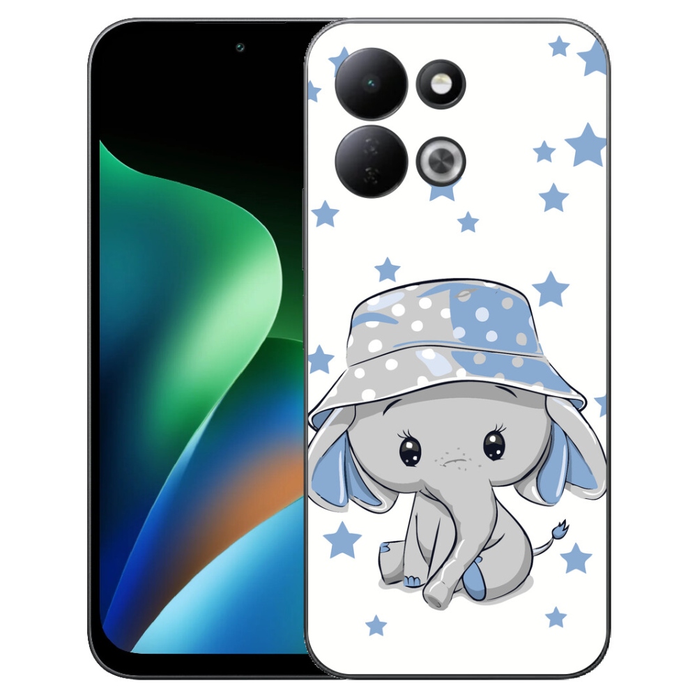 mmCase géltok a Xiaomi Redmi 17 4G/5G-hez – kék elefánt