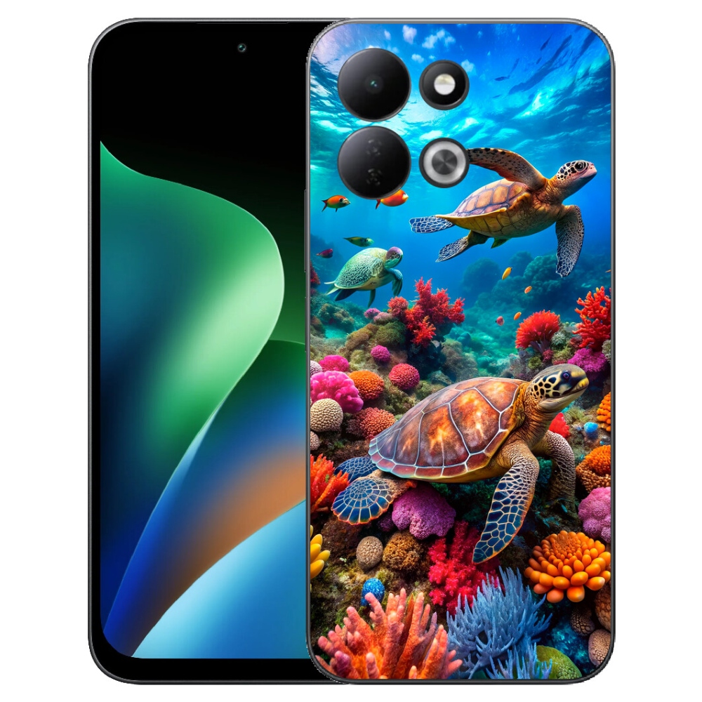 mmCase géltok a Xiaomi Redmi 17 4G/5G-hez – tengeri világ 2