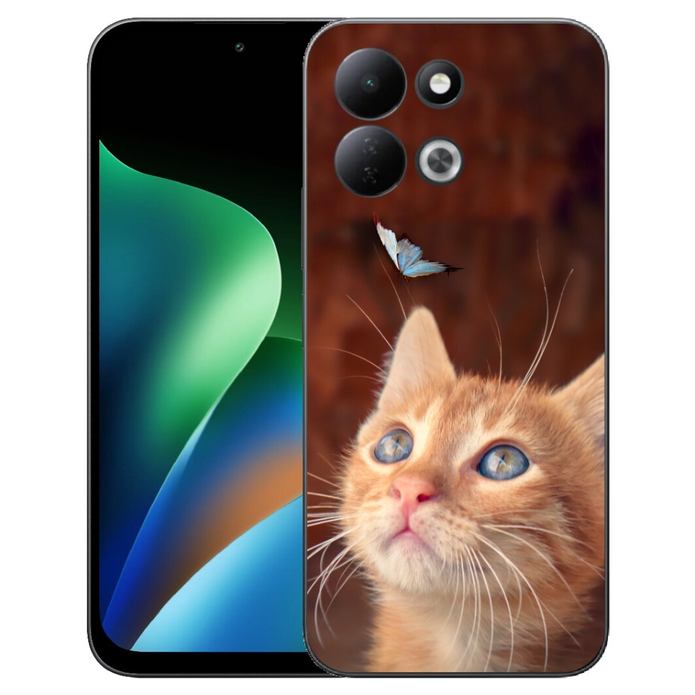 mmCase géltok a Xiaomi Redmi 17 4G/5G-hez – pillangó és cica