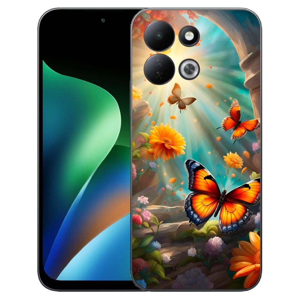 mmCase géltok a Xiaomi Redmi 17 4G/5G-hez – pillangókert 2