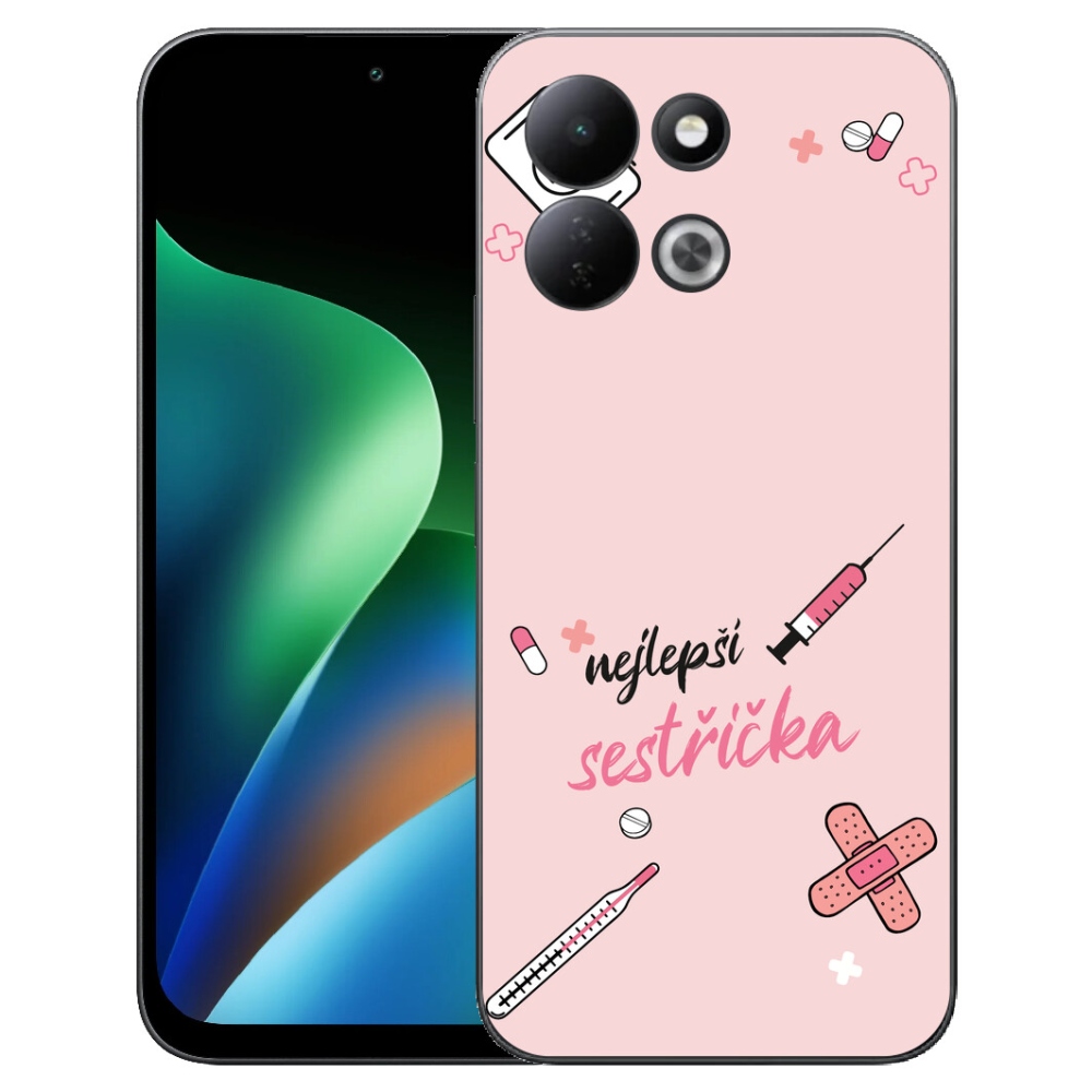 mmCase gél tok a Xiaomi Redmi 17 4G/5G-hez – a rózsaszín háttér legjobb kiegészítője