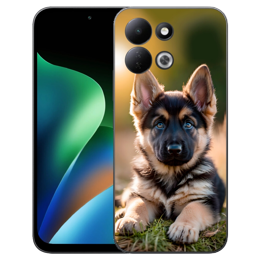 mmCase géltok a Xiaomi Redmi 17 4G/5G-hez – német juhászkutya a természetben