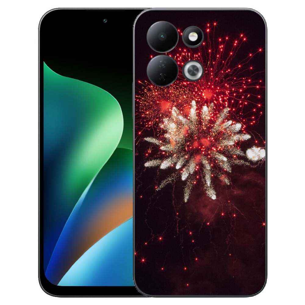 mmCase gélhuzat a Xiaomi Redmi 17 4G/5G-hez – tűzijáték