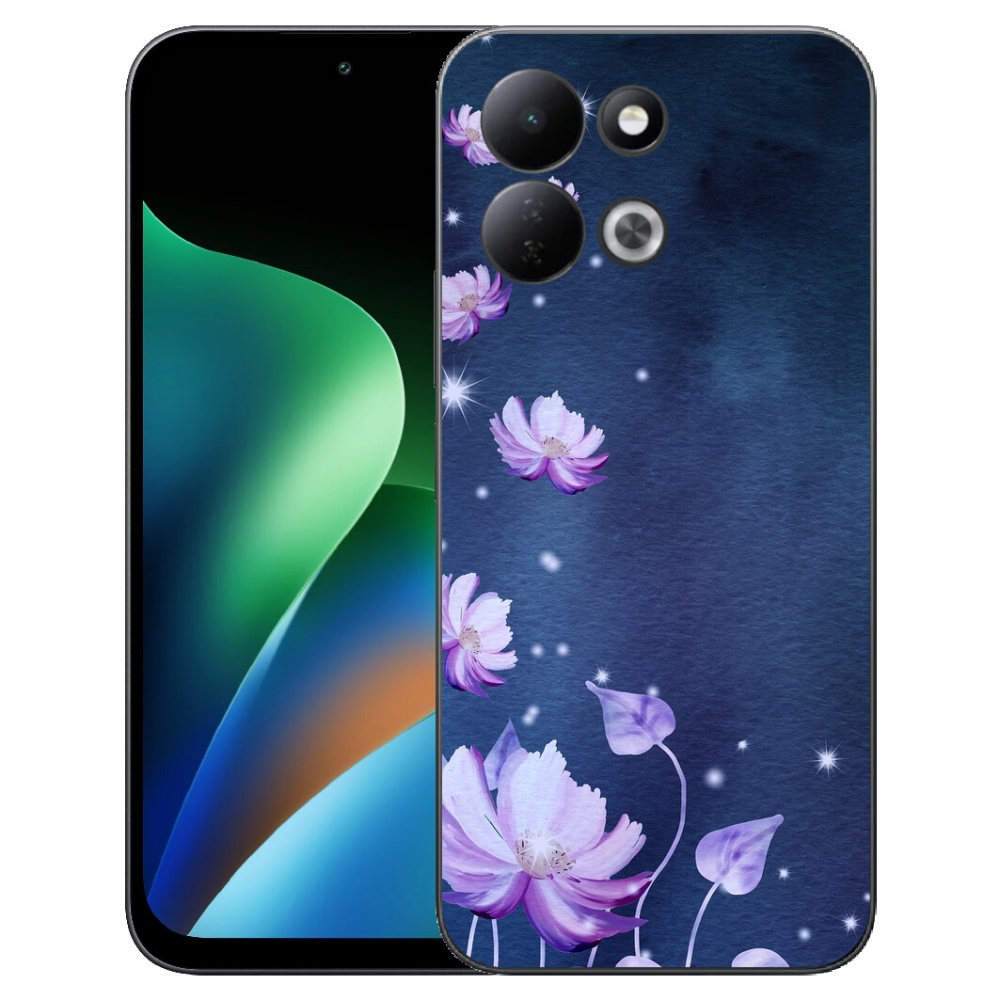 mmCase géltok a Xiaomi Redmi 17 4G/5G-hez – hulló virágok