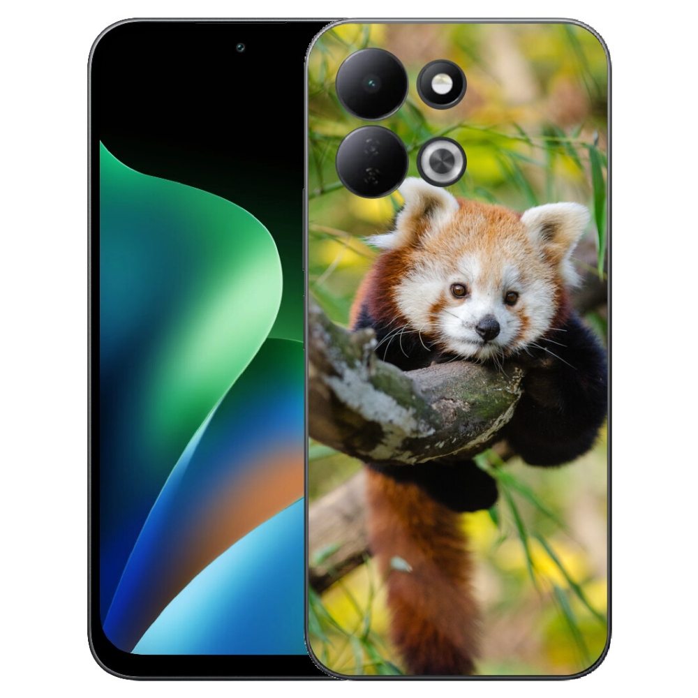 mmCase géltok a Xiaomi Redmi 17 4G/5G-hez – vörös panda
