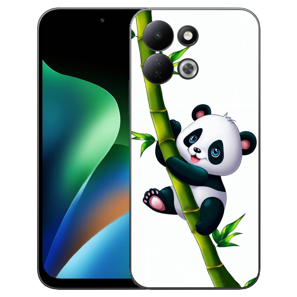 mmCase géltok a Xiaomi Redmi 17 4G/5G-hez – panda a bambuszon
