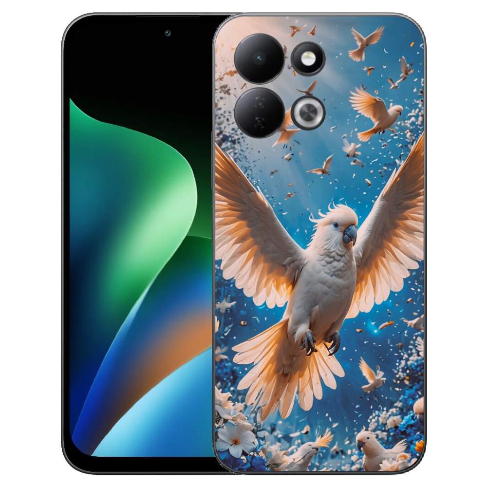 mmCase gél tok a Xiaomi Redmi 17 4G/5G-hez – kakadu papagáj