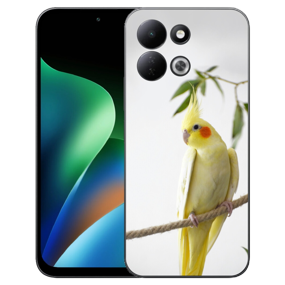 mmCase gélhuzat a Xiaomi Redmi 17 4G/5G-hez – tollas papagáj